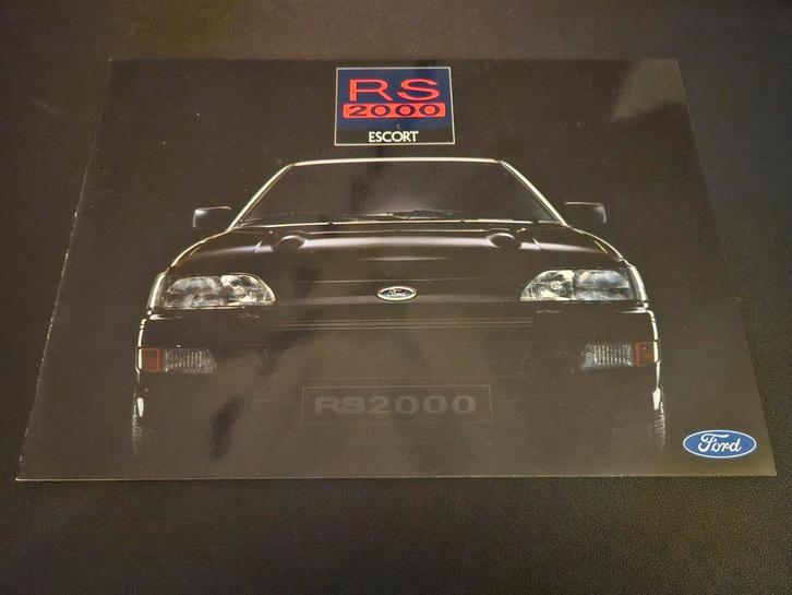 Brochure Ford Escort RS2000 1991, Boeken, Auto's | Folders en Tijdschriften, Zo goed als nieuw, Ford, Ophalen of Verzenden