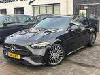 Mercedes-Benz C-klasse 180 AMG Line, Panoramadak, Lederen be, Automaat, 4 cilinders, Zwart, Leder