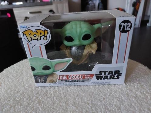 Funko Pop Din Grogu (Star Wars) #712, Verzamelen, Star Wars, Zo goed als nieuw, Actiefiguurtje, Ophalen of Verzenden