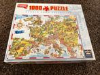 Comic puzzel Crazy Europe, Ophalen of Verzenden, 500 t/m 1500 stukjes, Zo goed als nieuw, Legpuzzel