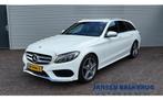 Mercedes-Benz C-Klasse Estate 180 AMG Sport Edition lage km, Auto's, Mercedes-Benz, 12 maanden, Achterwielaandrijving, Wit, 1595 cc