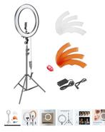 Neewer Ring Light RL-18 “ Led, Ophalen, Zo goed als nieuw, Lamp of Flitsset