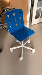 Junes kinderbureaustoeltje Ikea, Ophalen of Verzenden, Zo goed als nieuw, Blauw