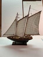 Vintage Houten Modelboot, Ophalen, Gebruikt, 1:50 tot 1:200, Overige merken