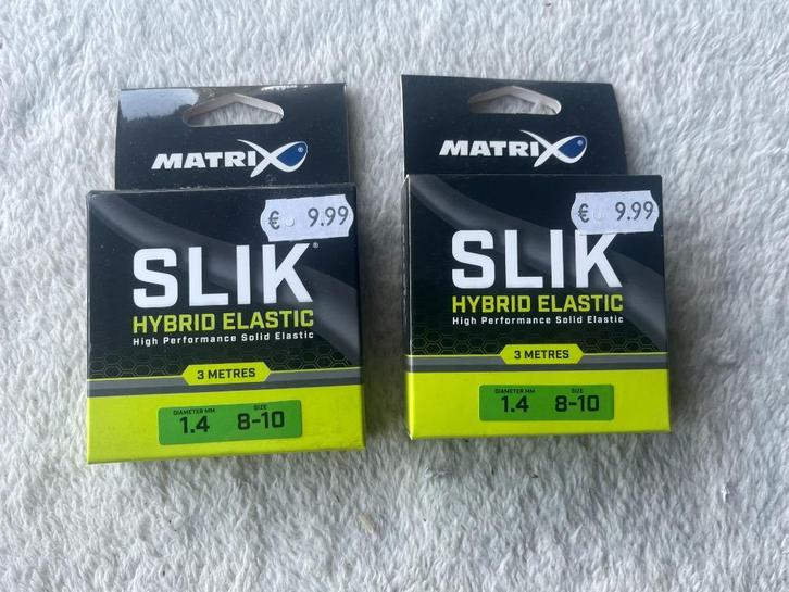 adv 487 / NIEUW set 2 pakjes hybrid elastiek MARIX 1,4mm, Watersport en Boten, Hengelsport | Algemeen, Nieuw, Molen, Ophalen of Verzenden