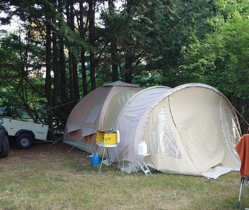 Degelijke Karsten tent met bagage wagen Europa carrier carri, Caravans en Kamperen, Tenten, tot en met 6, Gebruikt, Ophalen