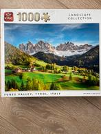 King Puzzel 1000 stukjes - Funes Valley, Ophalen of Verzenden, 500 t/m 1500 stukjes, Zo goed als nieuw, Legpuzzel