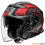 Shoei J-cruise 2 AGLERO, Rood-Grijs, Motoren, Kleding | Motorhelmen, Ophalen of Verzenden, Nieuw met kaartje