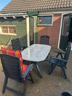 Hartman Tuinset - 4 standen stoelen, Ophalen, 4 zitplaatsen, Kunststof, Gebruikt
