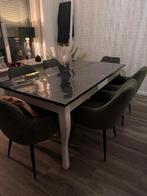 Eettafel Riviera Maison | 6 eetstoelen | Landelijk, Ophalen, Gebruikt, 50 tot 100 cm, Landelijk