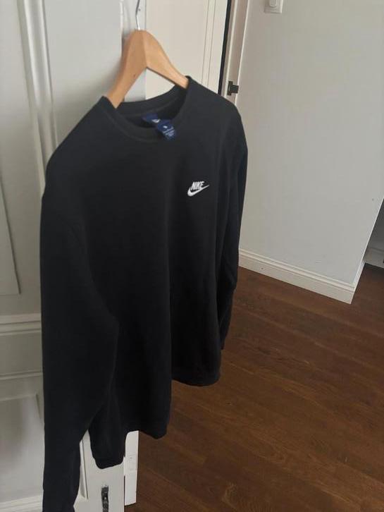Nike Air zwarte sweater, zwarte longsleeve, trui maat M / L, Kleding | Heren, Truien en Vesten, Nieuw, Maat 48/50 (M), Zwart, Ophalen of Verzenden