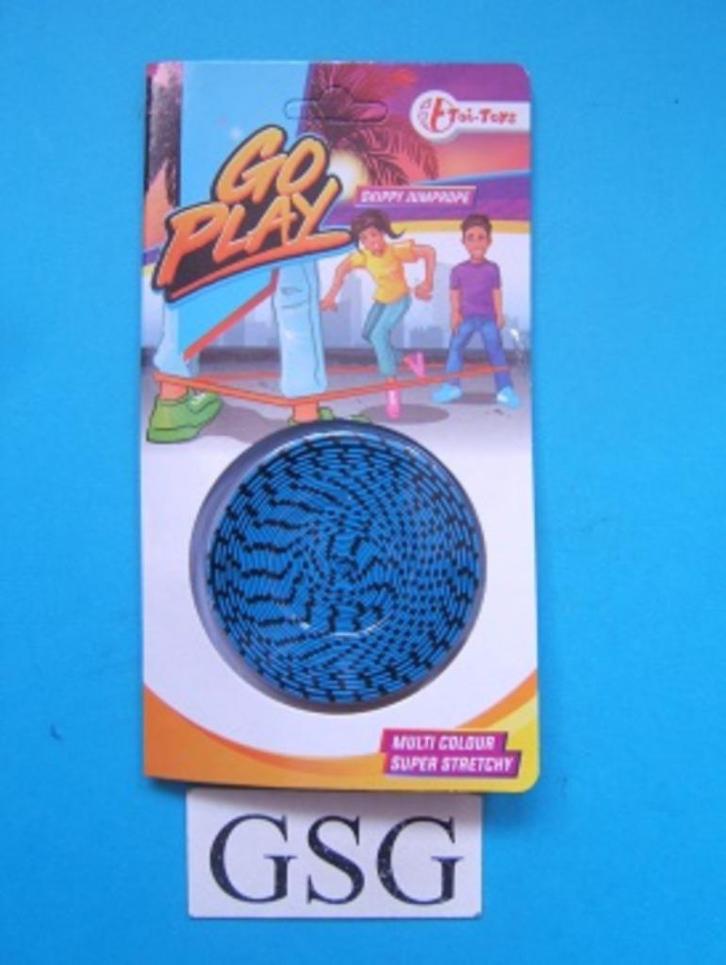 Springelastiek blauw/zwart nr. 68699-10, Kinderen en Baby's, Speelgoed | Overig, Nieuw, Jongen of Meisje, Ophalen