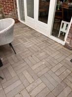 Terrastegels 30x10 cm, Tuin en Terras, Tegels en Klinkers, Ophalen, Gebruikt, 10 m² of meer, Beton