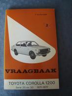 Vraagbaak toyota corolla 1200 serie 20 en 30 / 1971-1977, Auto diversen, Handleidingen en Instructieboekjes, Ophalen of Verzenden
