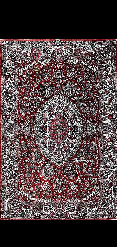 Hereke Zijde Tapijt 155x104cm 1,7 kg, Huis en Inrichting, Stoffering | Tapijten en Kleden, Nieuw, 200 cm of meer, Rechthoekig