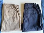 Blauwe & beige Mr. Marvis the Coolerdays chinos 34/34, Ophalen of Verzenden, Zo goed als nieuw, Mr. Marvis, Maat 48/50 (M)
