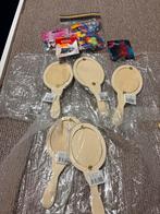 Houten Handspiegels Versieren - Prinsessenfeest, Ophalen of Verzenden, Nieuw, Materiaal