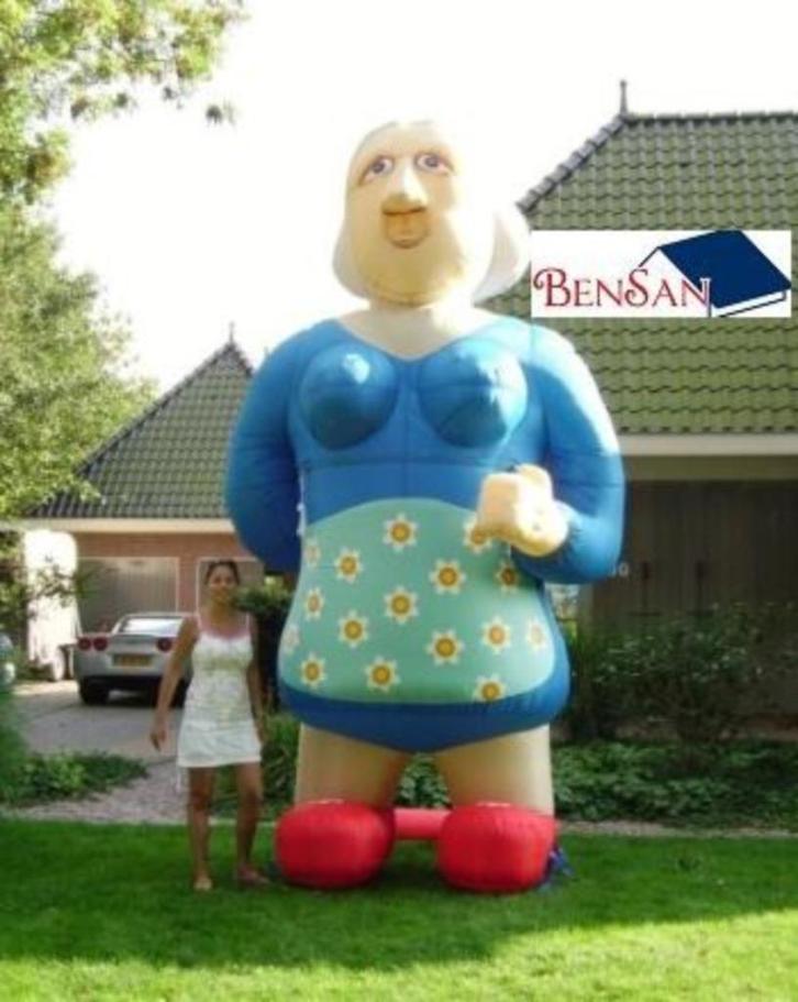 sarah huren 4.5 mtr huren blikvanger bensan enter, Hobby en Vrije tijd, Feestartikelen | Verhuur, Zo goed als nieuw, Abraham of Sarah