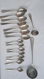 Setje van 16 alpaca (opschep) lepels, Ophalen