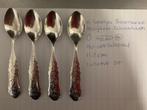 4 Biedermeier lepeltjes Hooijkaas schoonhoven, 11,3 cm, Antiek en Kunst, Ophalen of Verzenden
