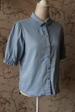 Zomer blousje met korte mouw maat M, Ophalen of Verzenden, Zo goed als nieuw, Maat 38/40 (M), Blauw