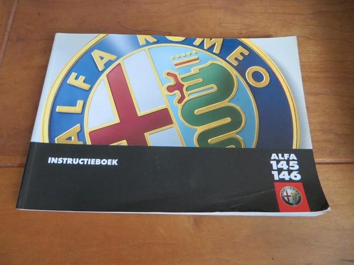 Instructieboek Alfa Romeo 145, Alfa Romeo 146 1999, Auto diversen, Handleidingen en Instructieboekjes, Ophalen of Verzenden