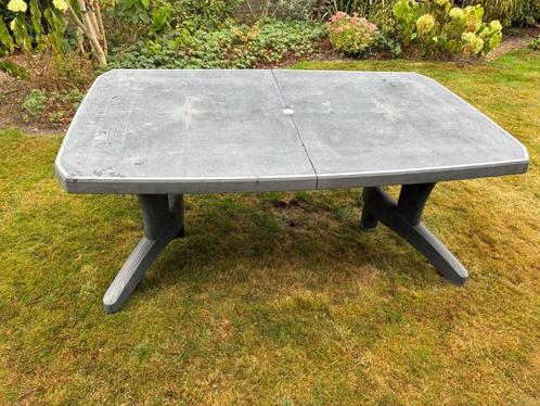 Tuintafel groot model, Tuin en Terras, Tuintafels, Gebruikt, Rechthoekig, Kunststof, Ophalen
