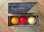 Belgium Aramith balls, Sport en Fitness, Biljarten en Poolen, Ophalen, Zo goed als nieuw, Keu of Ballen