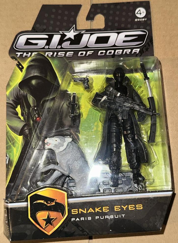 Gijoe snake eyes moc uit 2008 serie the rise of cobra, Verzamelen, Poppetjes en Figuurtjes, Nieuw, Ophalen