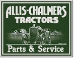 Allis- Chalmers P&S.  Metalen wandbord 31,5 x 40,5 cm., Reclamebord, Nieuw, Ophalen of Verzenden, X