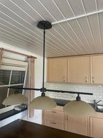 Hanglamp met 3 lampen, Ophalen of Verzenden, Gebruikt, Glas, 50 tot 75 cm