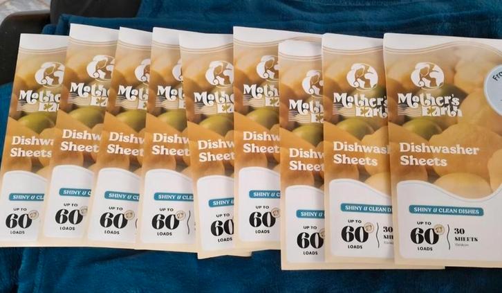 Mother's Earth VAATWASTABLETTEN, voor 540 wasbeurten, Huis en Inrichting, Keuken | Keukenbenodigdheden, Nieuw, Ophalen of Verzenden