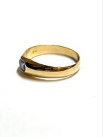 18k gouden ring met saffier, ., Ophalen of Verzenden, ., Met edelsteen