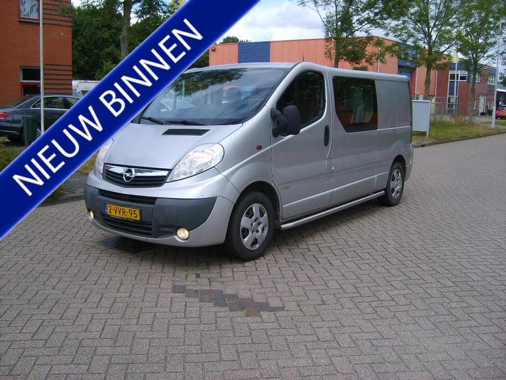 Opel Vivaro 2.0 CDTI L2H1 EcoFLEX Dubbele Cabine 6-Persoons, Auto's, Bestelauto's, Bedrijf, Te koop, ABS, Achteruitrijcamera, Airconditioning