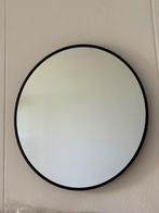 Ronde Spiegel met Zwart Frame, Minder dan 50 cm, Rond, Nieuw, Ophalen of Verzenden