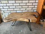Boomstam salon tafel, Ophalen of Verzenden, Minder dan 50 cm, Ovaal, Landelijk