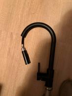 Lomazoo Kraan - Zwarte Keukenkraan, Ophalen, Minder dan 50 cm, Gebruikt, Zwart