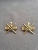 2  kraagspiegel emblemen korps commandotroepen, Ophalen of Verzenden, Landmacht, Nederland, Embleem of Badge