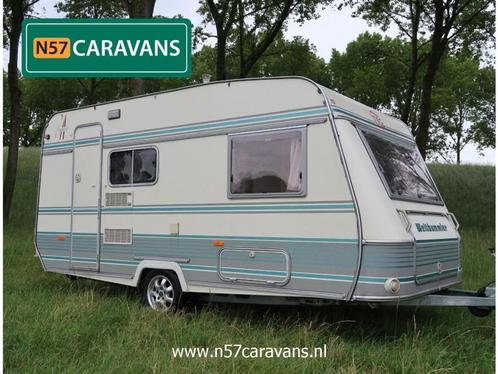 TEC Weltbummler 450 / voortent, Caravans en Kamperen, Caravans, Bedrijf, tot en met 4, 750 - 1000 kg, Treinzit, T.E.C., Dwarsbed