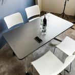 WERNDL - Opvouwbare tafel - grijs - oprolbaar, Kunststof, Gebruikt, 50 tot 100 cm, 100 tot 150 cm