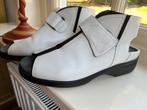 Durea schoenen sandalen wit maat 40 maat 7 wijdte G, Durea, Wit, Zo goed als nieuw, Sandalen of Muiltjes