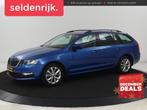 Skoda Octavia Combi 1.0 TSI Greentech Ambition Business | Tr, Auto's, Stof, Gebruikt, Blauw, 49 €/maand