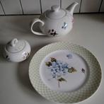 Alie kruse kolk seasons, theepot, suikerpotje, bord, Ophalen of Verzenden, Overige stijlen, Overige typen