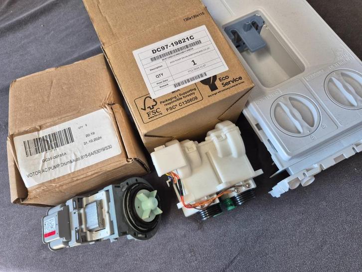 Samsung WW90T636ALH Autodose onderdelen afvoer wasmiddelpomp, Witgoed en Apparatuur, Onderdelen en Toebehoren, Gebruikt, Ophalen of Verzenden