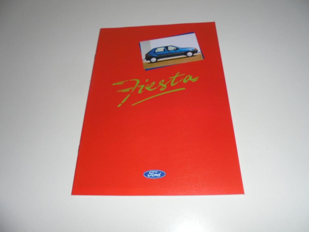 brochure Ford Fiesta modellen 1990, Ophalen of Verzenden, Nieuw, Ford