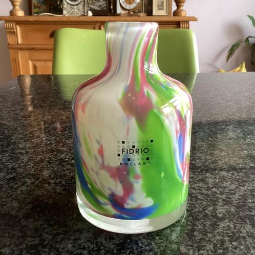Vaas, Fidrio, Bottled, groen, blauw, wit, roze, Antiek en Kunst, Kunst | Designobjecten, Ophalen