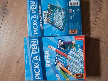 Pick A Pen Riffen met scoreblokken beschikbaar voor biedingen