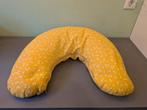 Geel voedingskussen met witte driehoekjes, Ophalen of Verzenden, Zo goed als nieuw, Voedingskussen