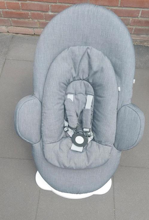 Stokke Steps Bouncer. 2-in 1 Bouncer en NewBorn set.DeepGrey, Kinderen en Baby's, Wipstoeltjes, Zo goed als nieuw, Wipstoel, Overige merken