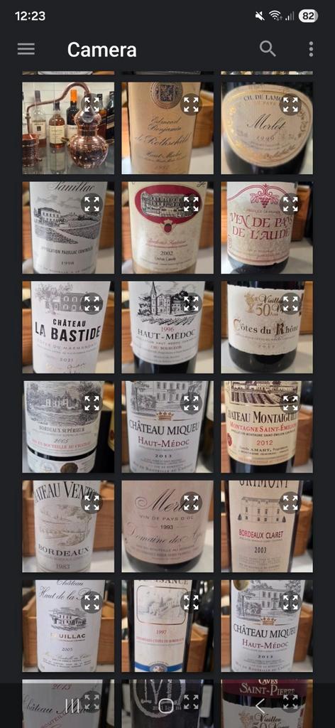 Partij Vintage Wijn & Champagne 70 stuks, Verzamelen, Wijnen, Gebruikt, Champagne, Frankrijk, Vol, Ophalen